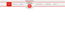 Tablet Screenshot of freedomhousedetroit.org